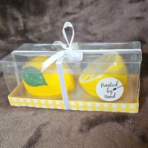 Lemon Salt and Pepper Shakers